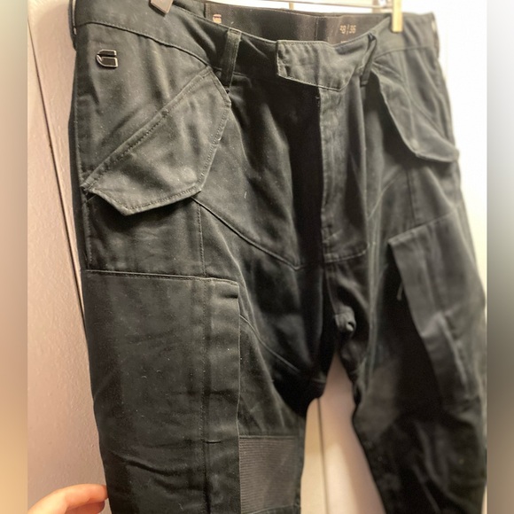 G-Star black multi pocket cargo pants size 38 - Picture 4 of 12